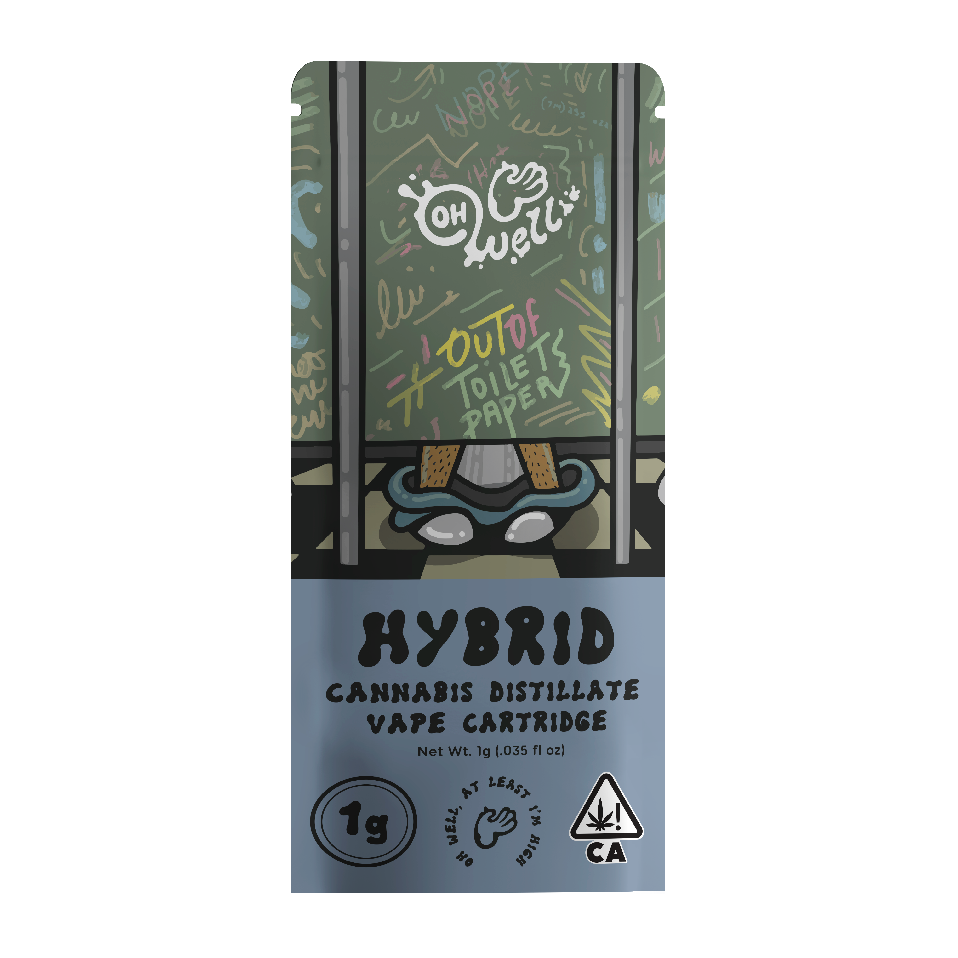 Photograph of product: Oh Well Vape Out of Toilet Paper (1ml) Hybrid - HY49MxGX8x