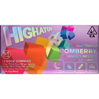 Photograph of product: Pomberry 5:1 THC:CBN | 100mg