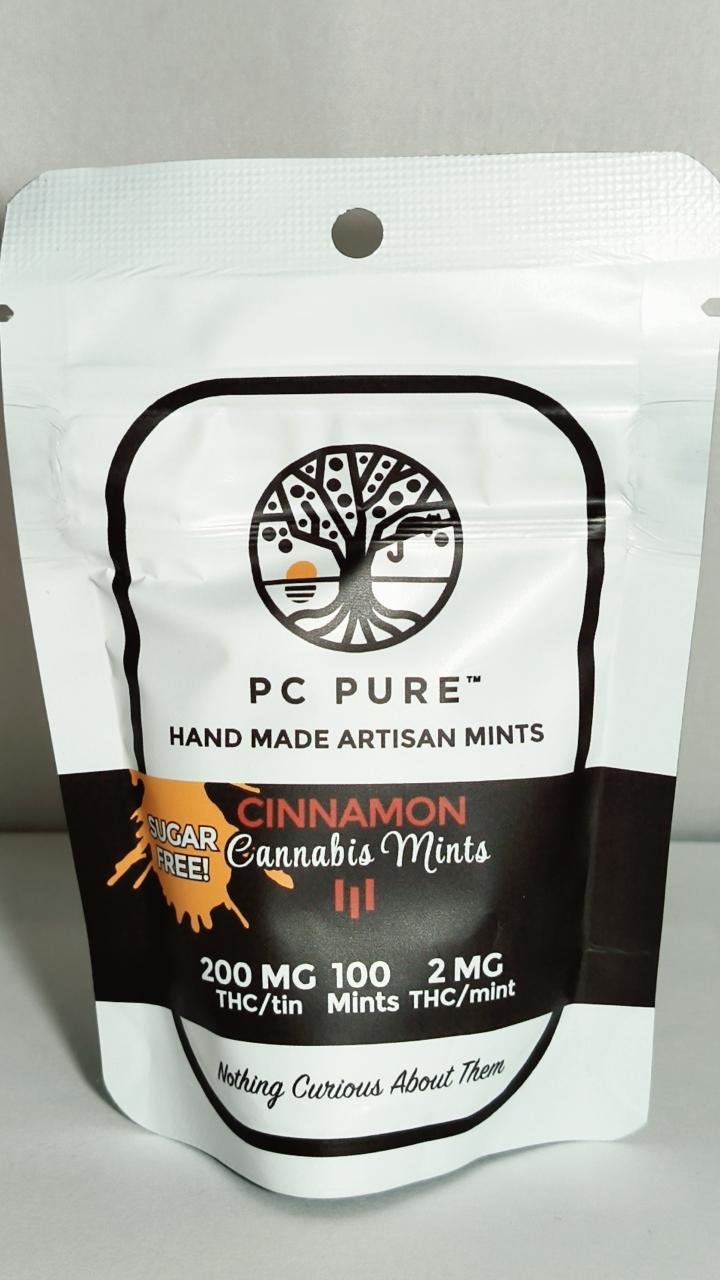 Photograph of product: Pc Pure | Cinnamon Mints | 100pc/2mg TH-oui Mint