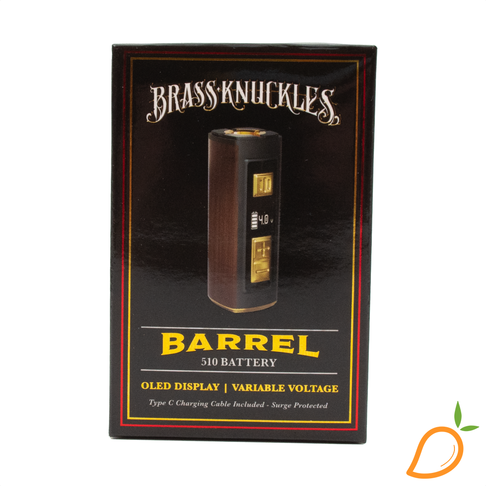 Photograph of product: Barrel Vape Battery Brass Knuckles