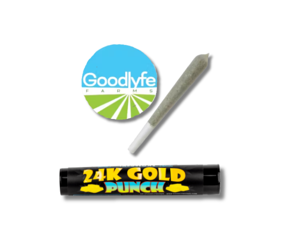 Photograph of product: 24K GOLD PUNCH | INFUSED PREROLL