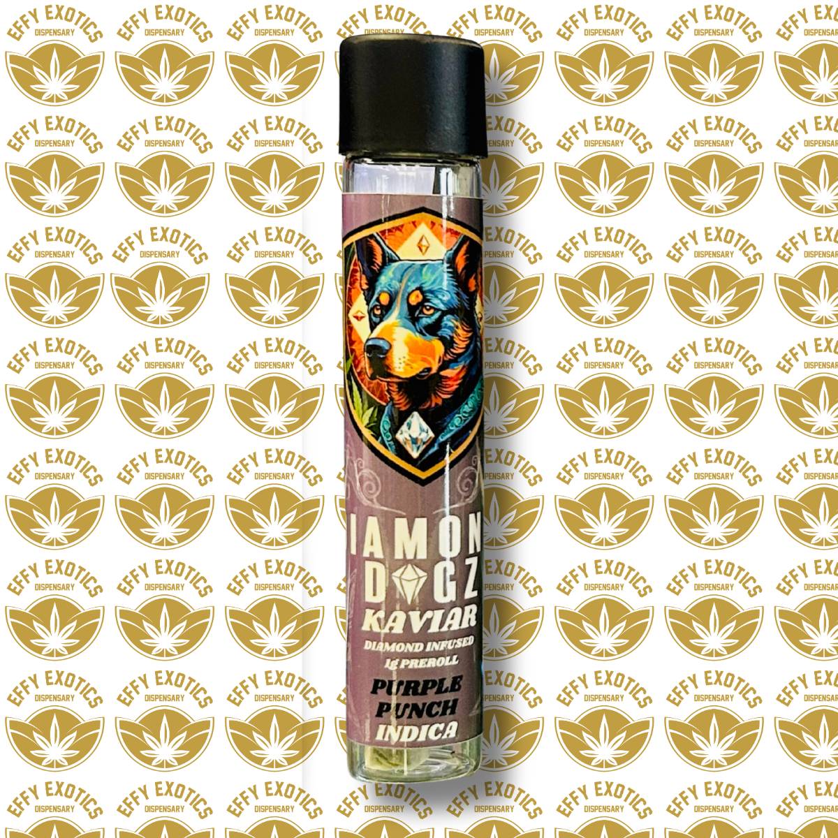 Photograph of product: Diamond Dogz - Purple Punch - Apple Fritter