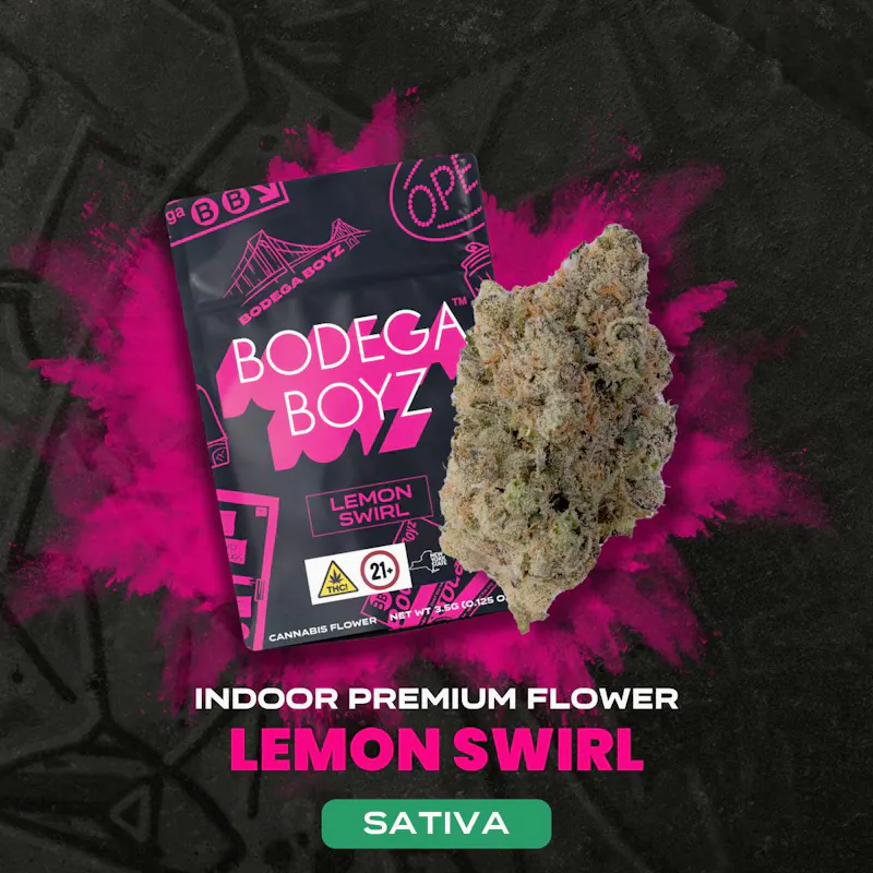 Photograph of product: Bodega Boyz | Lemon Swirl | 3.5g (Premium Oui'd)