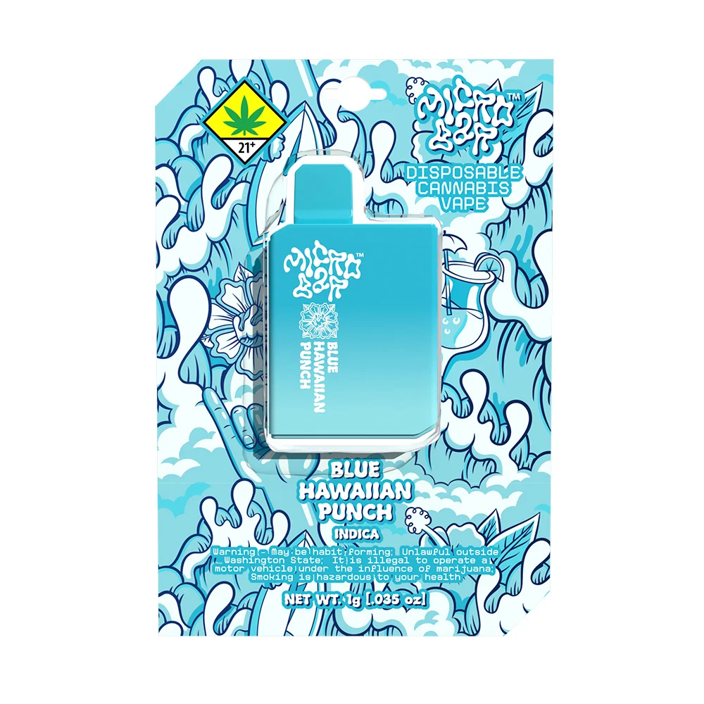 Photograph of product: Micro Bar: Blue Hawaiian Punch (I) - Disposable
