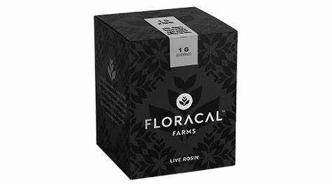Photograph of product: FloraCal - Sugar Plum Sunset - Live Rosin Badder - Oui'd - 500mg