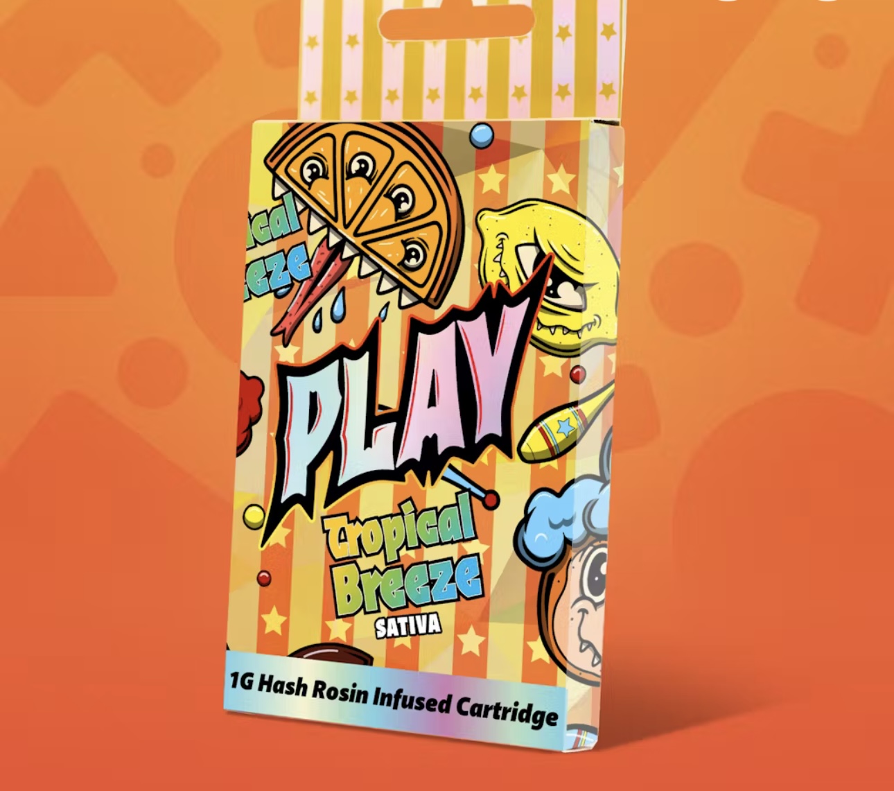 Photograph of product: AU Play: Tropical Breeze Infused Rosin Cart