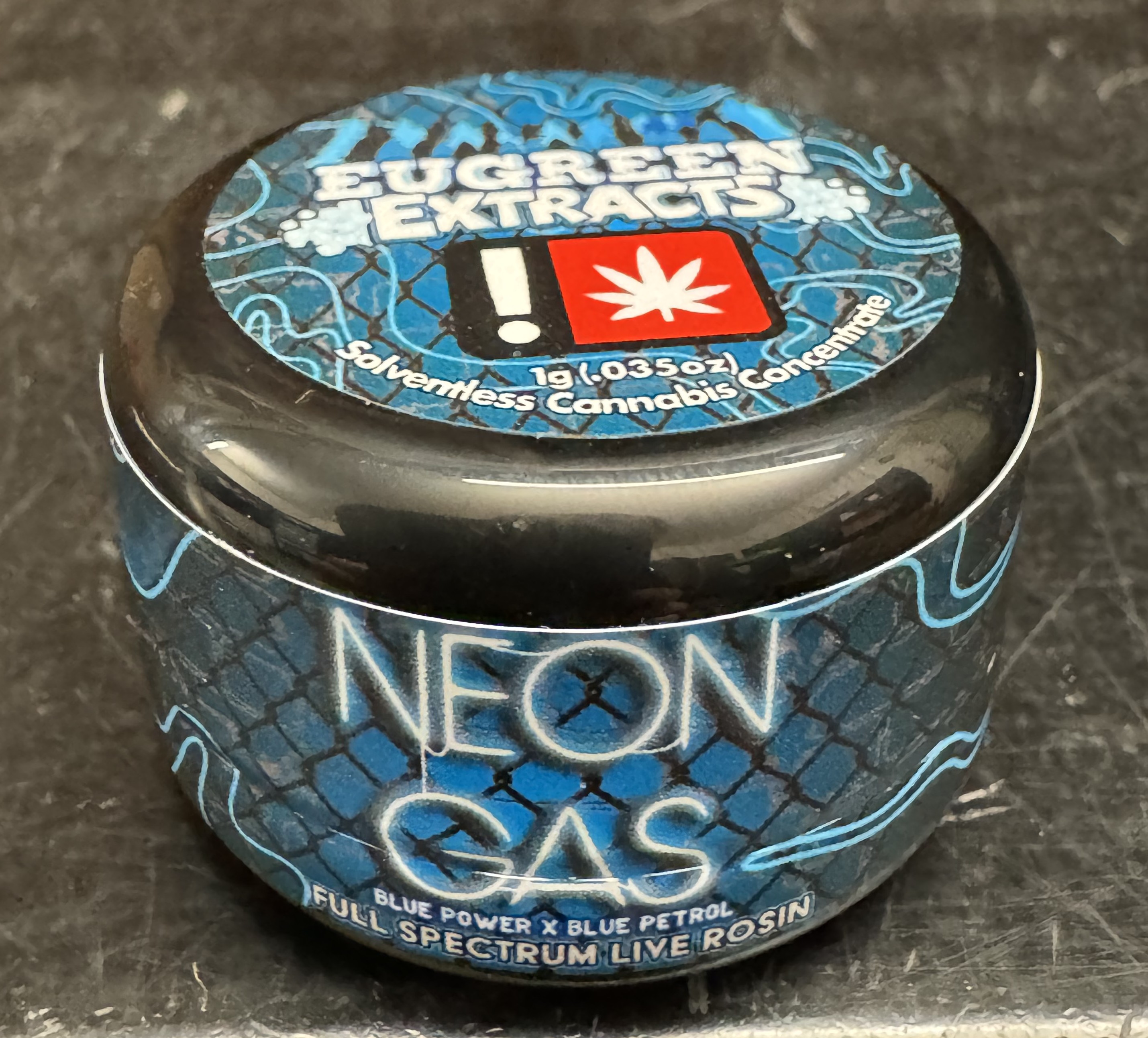 Photograph of product: Neon Gas au chocolat Rosin (Eugreen)