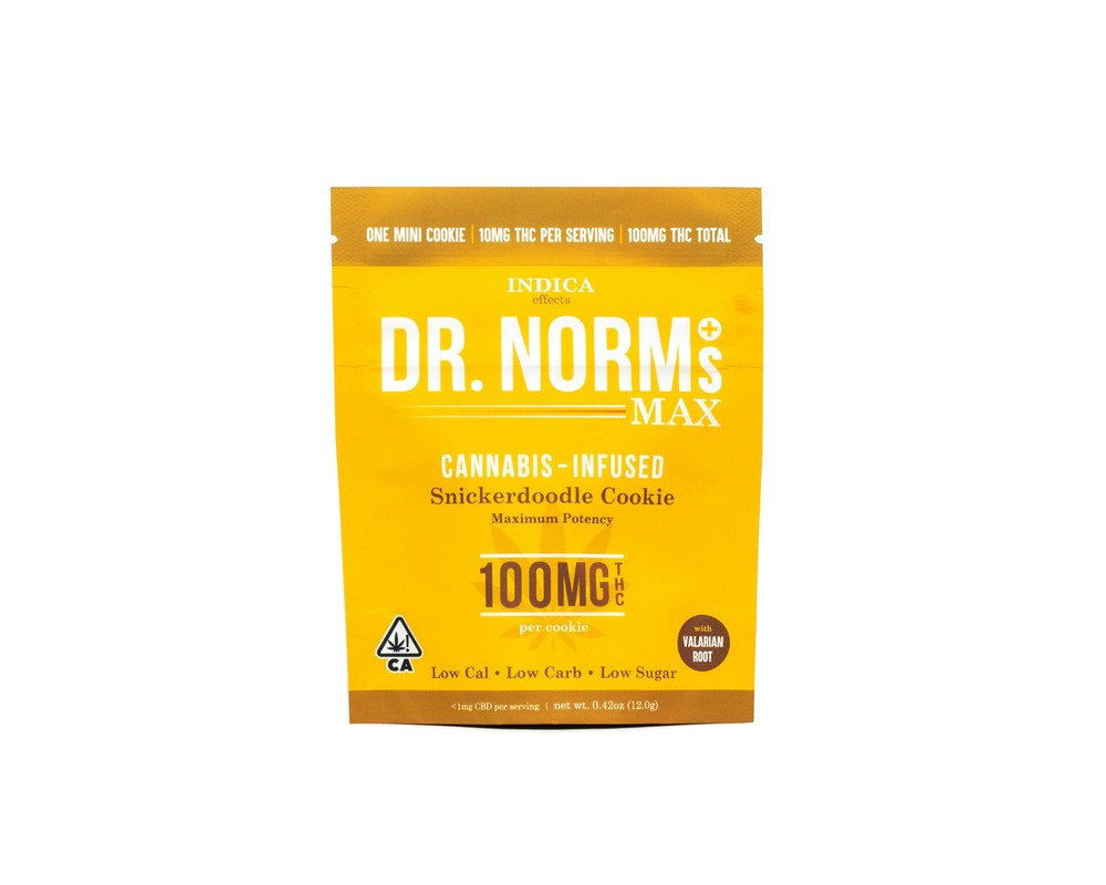 Photograph of product: DR. NORMS - COOKIES - MAX SNICKERDOODLE 100MG