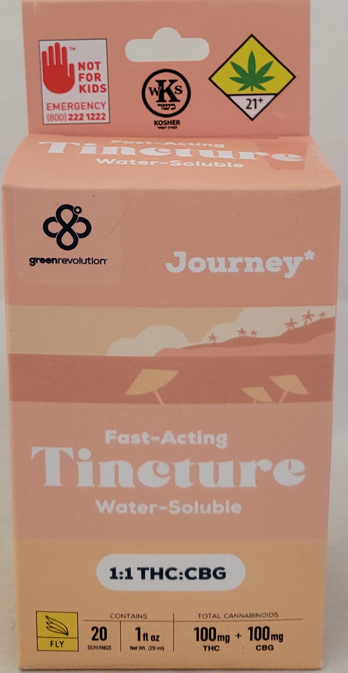 Photograph of Product: Journey Sativa 1:1 THC:CBG