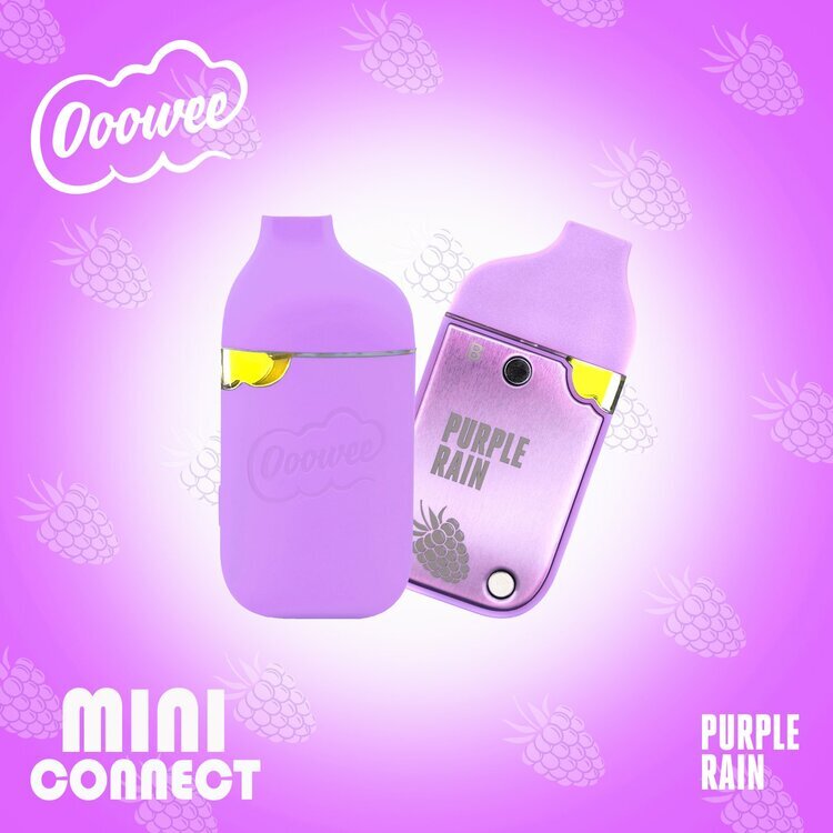 Photograph of product: Ooowee Mini B: Purple Rain - Disposable Cartridge