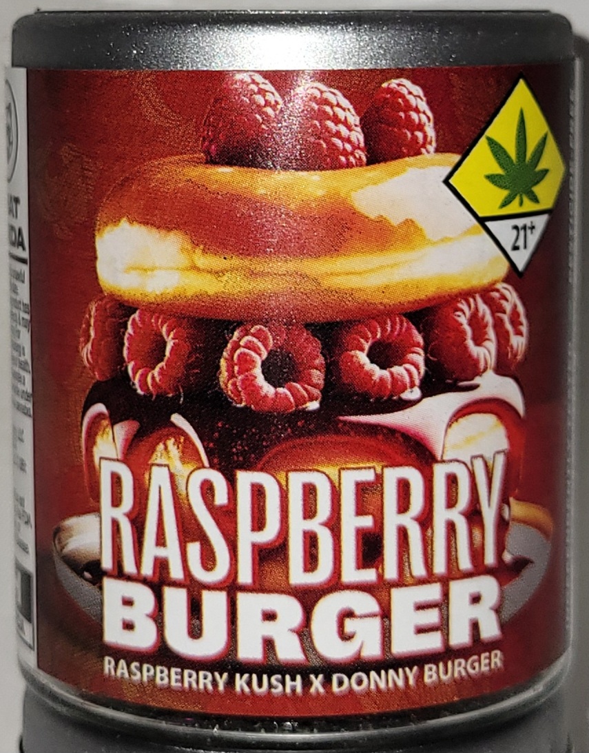 Photograph of product: Raspberry Burger | 7g