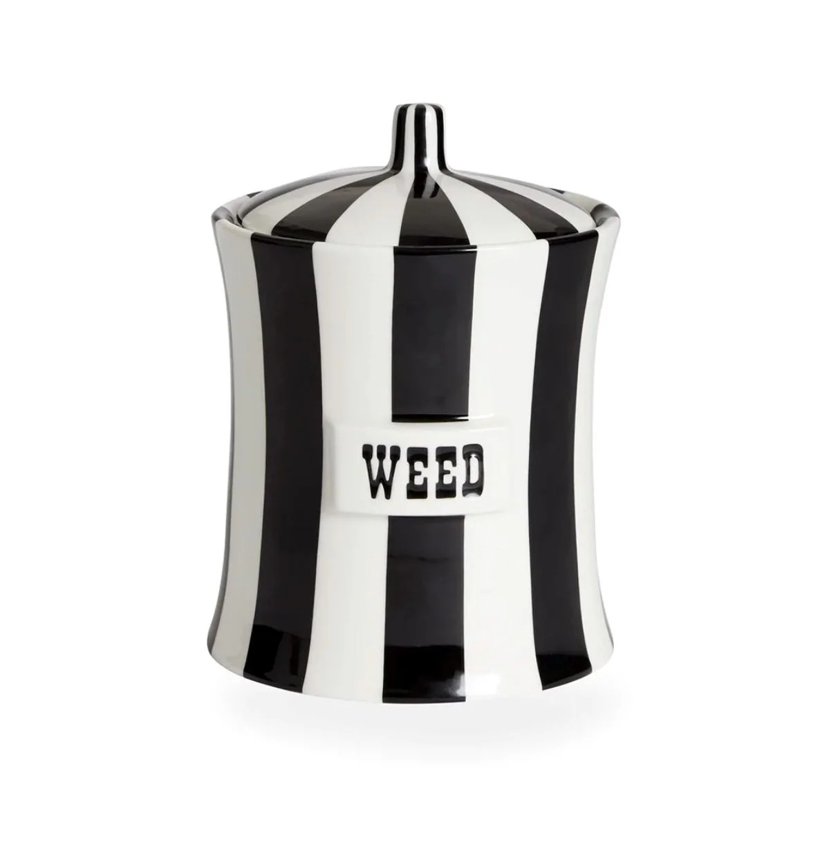 Photograph of product: Jonathan Adler - Oui'd Canister - Black/White