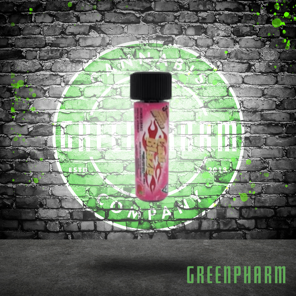 Photograph of product: Cali-Blaze , 3CT, 1G Tarantula Infused Pre-Rolls | Strawberry