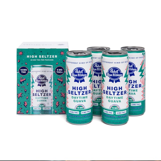 Photograph of product: Day Time Guava | High Seltzer Pack [4 pk] - 