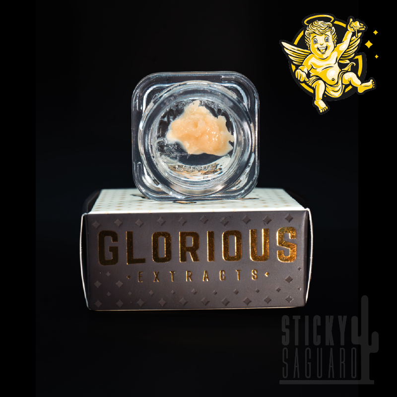 Photograph of product: Glorious Extracts Live au chocolat Rosin Dulce De Glue (H) 1g