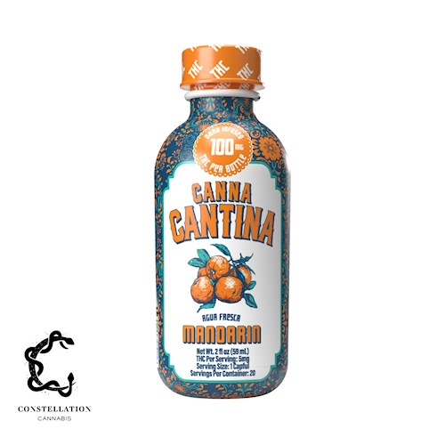 Photograph of product: Mandarin Canna Cantina Shot | 100mg (DOH)