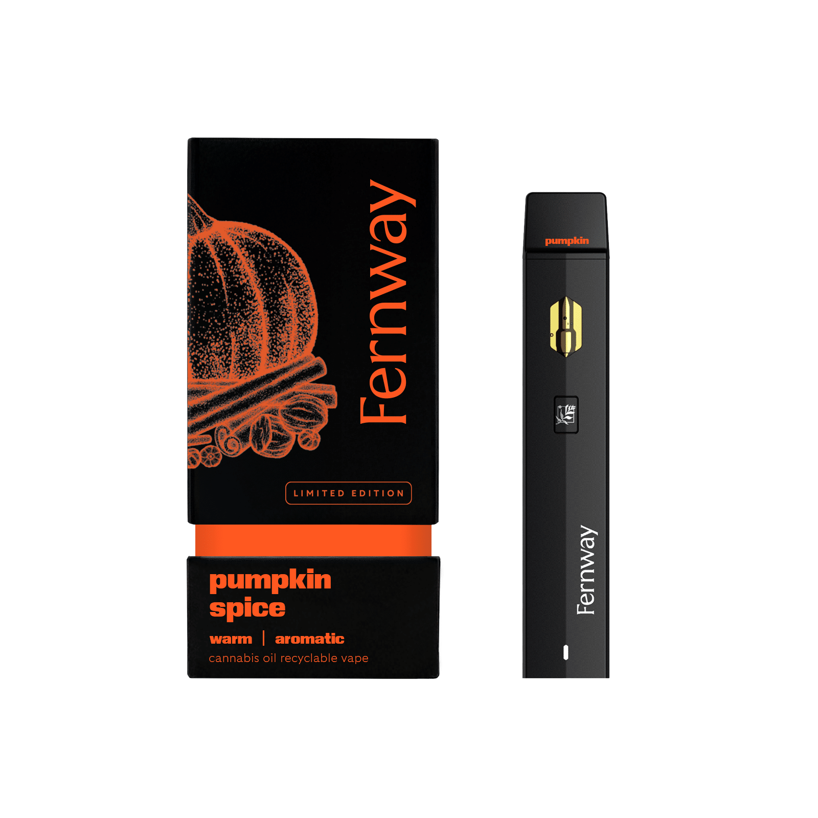 Photograph of product: Pumpkin Spice (Hybrid) - Disposable Vaporizer Pen, 2g
