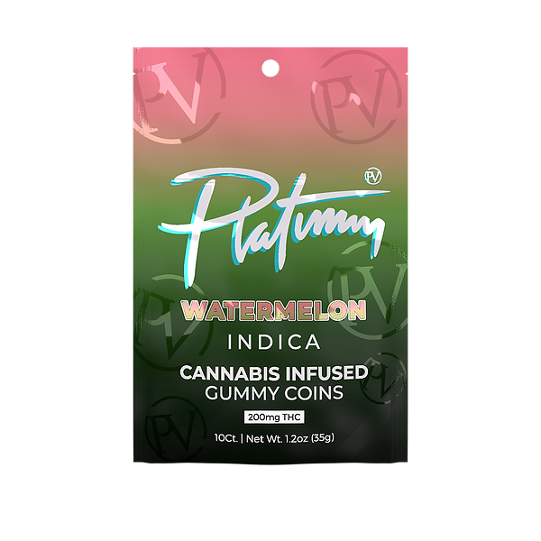 Photograph of product: Platinum Gummies- Watermelon 200mg