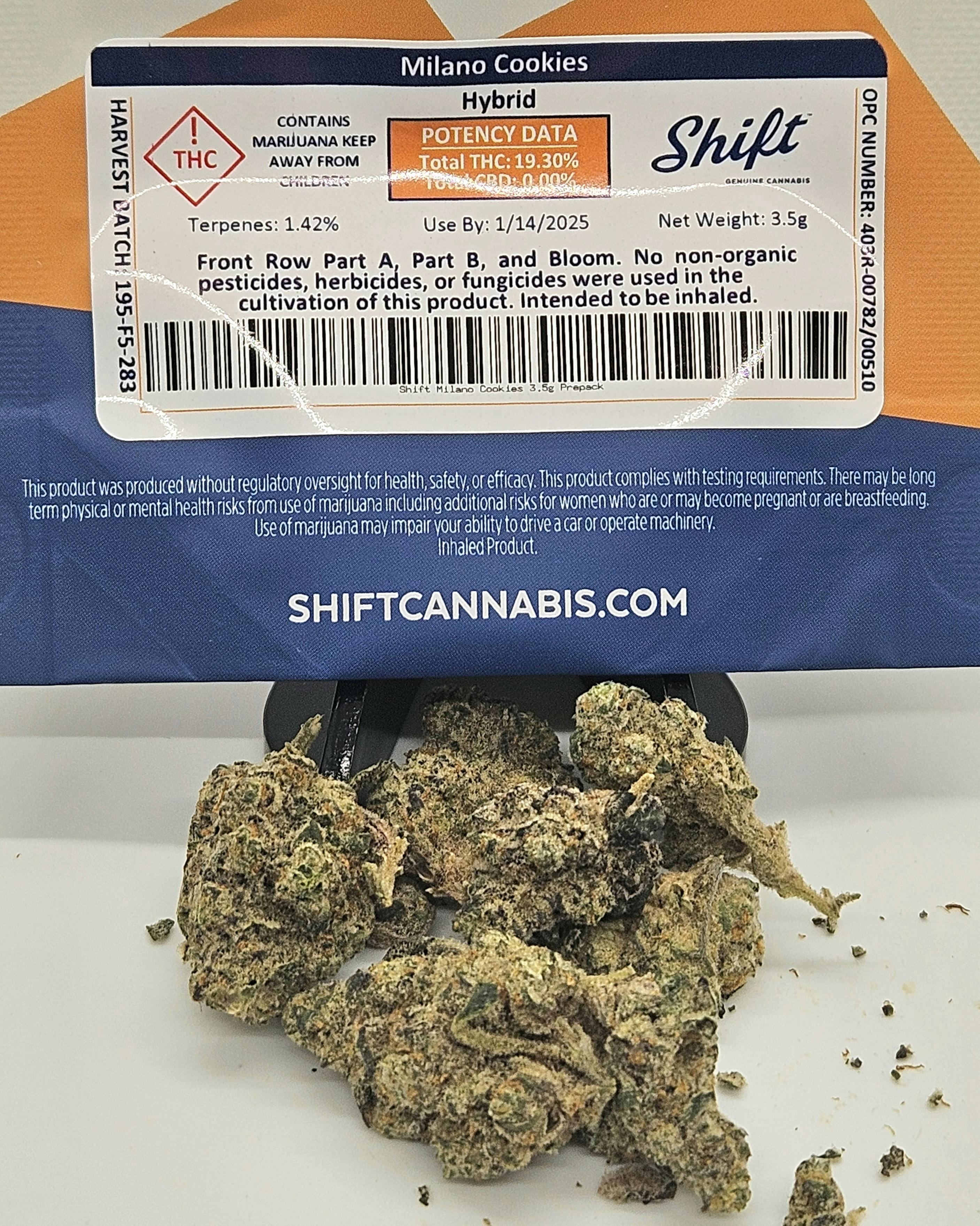 Photograph of product: Shift Oui'd | Milano Cookies 3.5g