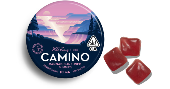 Photograph of product: Wild Berry (I) - 100mg 20pk (Chill) Gummies - Camino