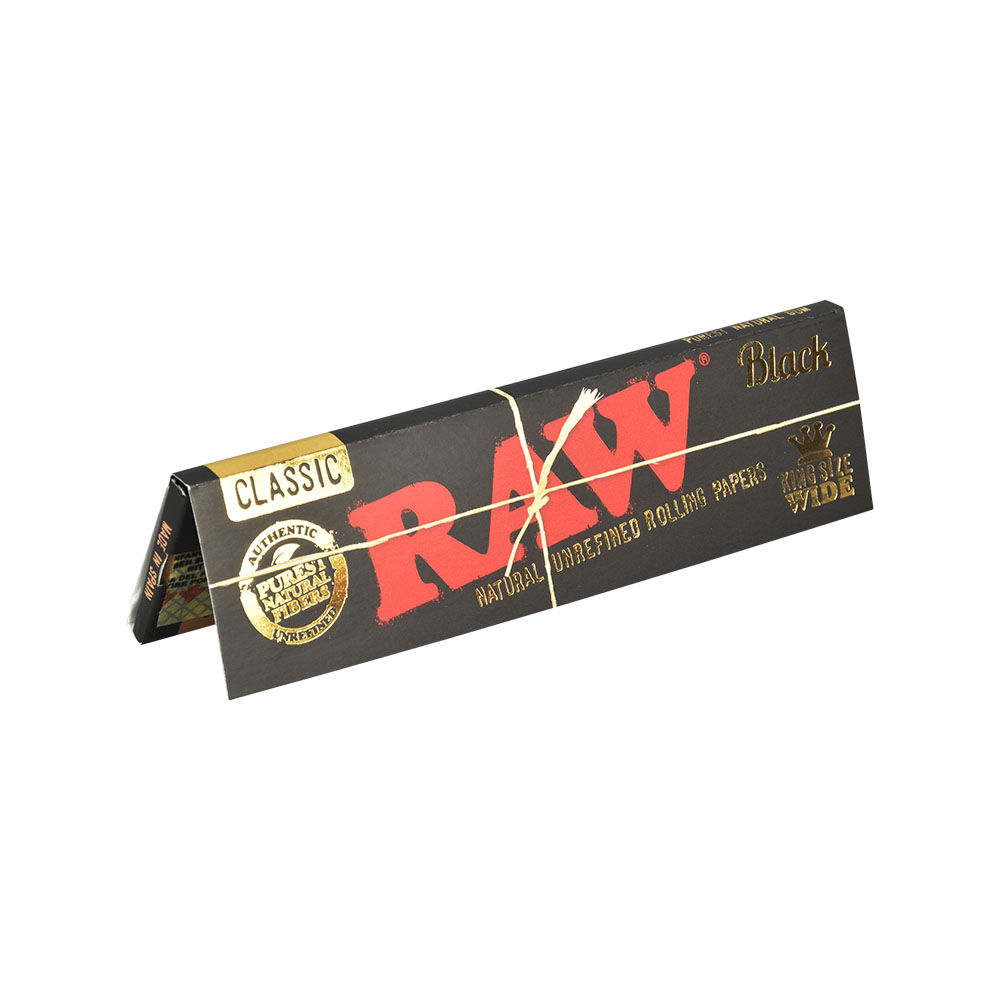 Photograph of product: RAW - Rolling Papers | Black King Size Wide