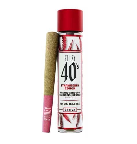 Photograph of product: Strawberry Cough  40's Preroll (1g) - 