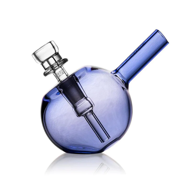 Photograph of product: GRAV Spherical Pocket Bubbler Light Cobalt