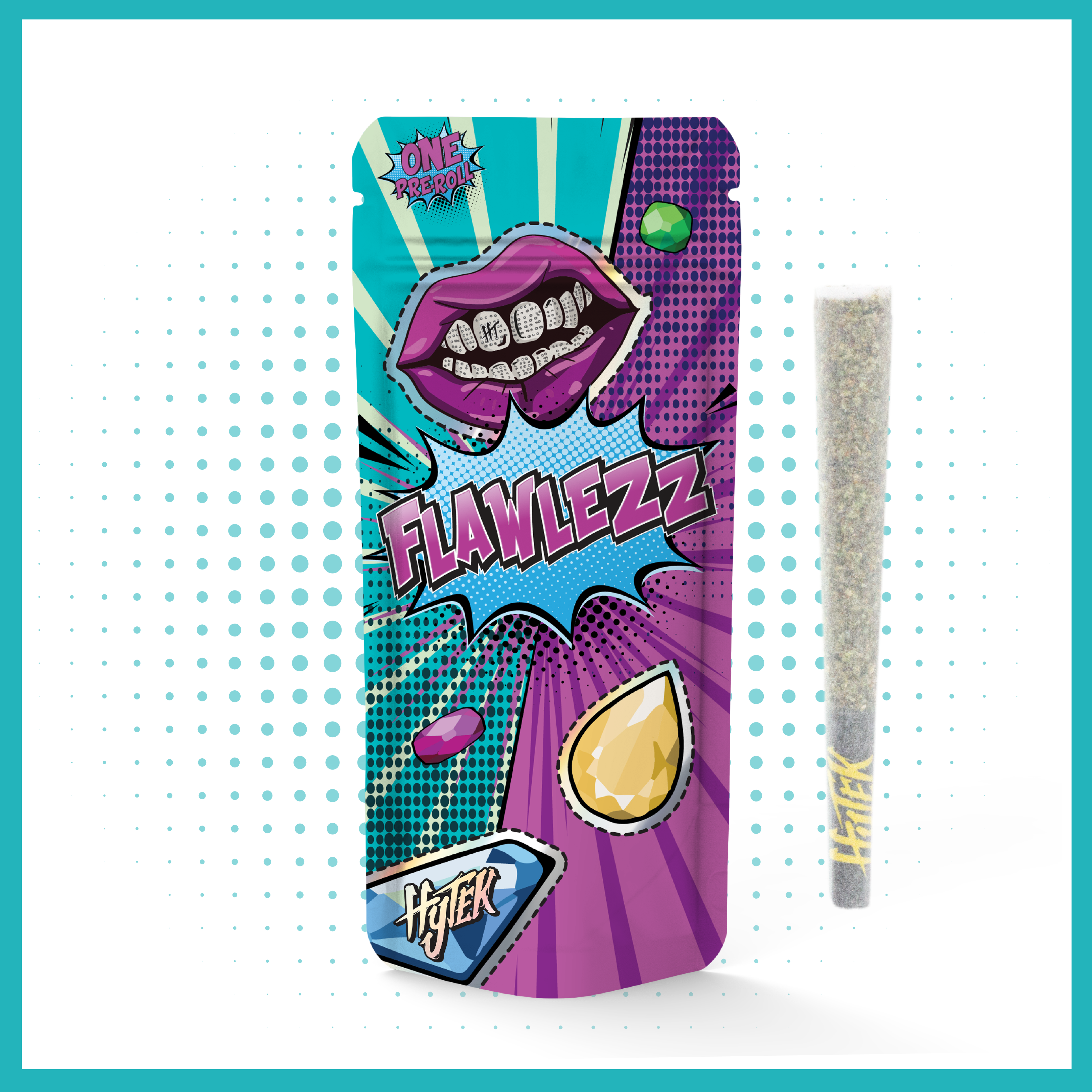 Photograph of product: HYTEK | FLAWLEZZ | PRE ROLL | 1g