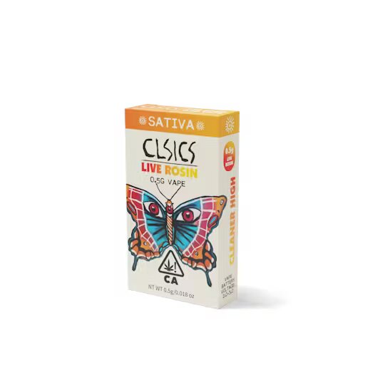 Photograph of product: LIVE ROSIN BLUE CRACK 1G CARTRIDGE N5