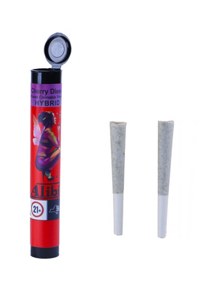 Photograph of Product: Cherry Diesel | 2 Pack | Pre rolls Hybrid | Alibi