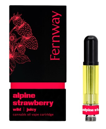 Photograph of product: Alpine Strawberry | Vape Cart | 1g | Oui'd