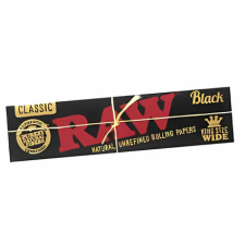 Photograph of product: Raw | Black | King Size | Wide Papers