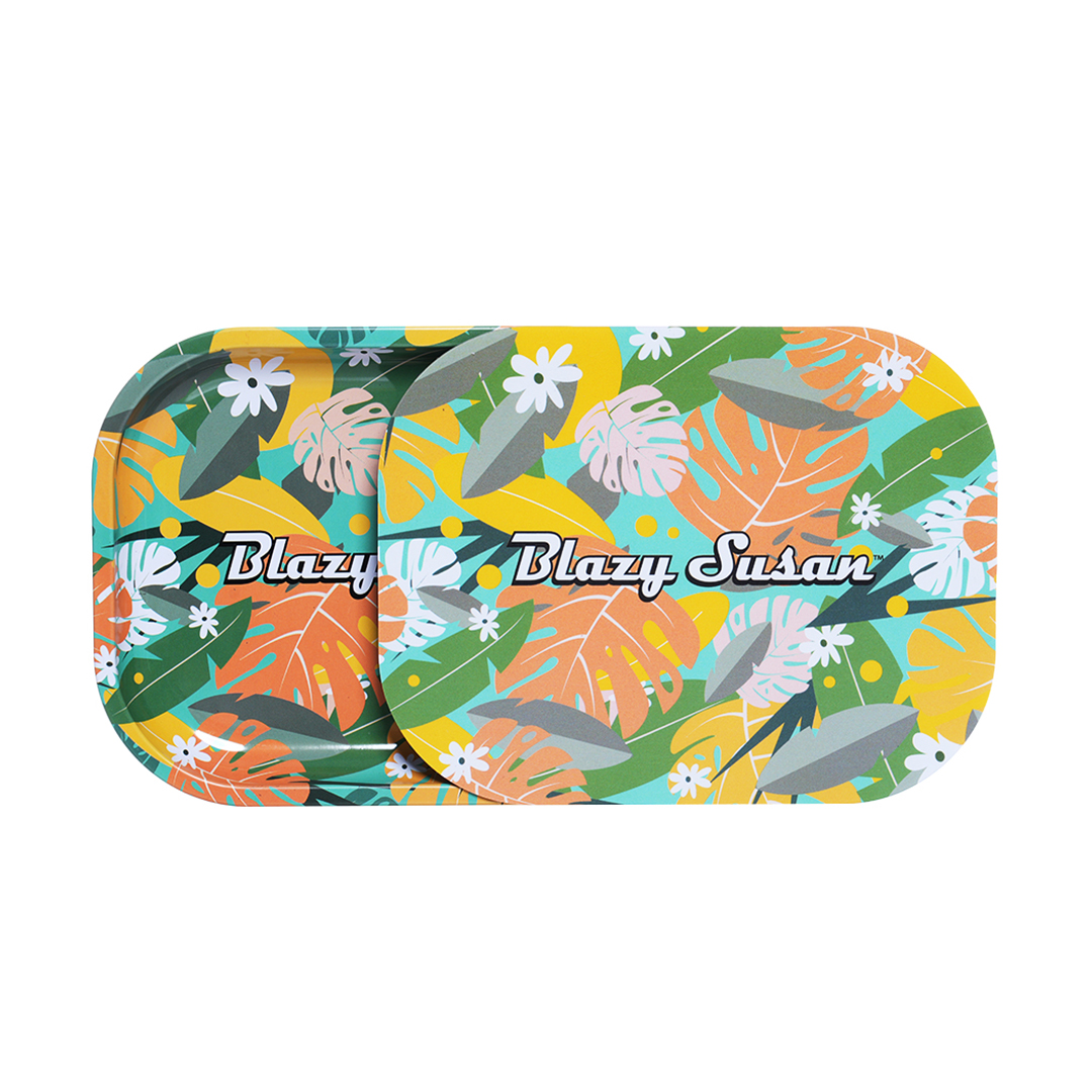 Photograph of product: Blazy Susan Small Rolling Tray with Lid