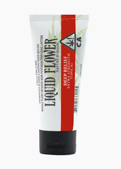 Photograph of product: Deep Relief Topical | 15ML Lotion Tube | Liquid Flower