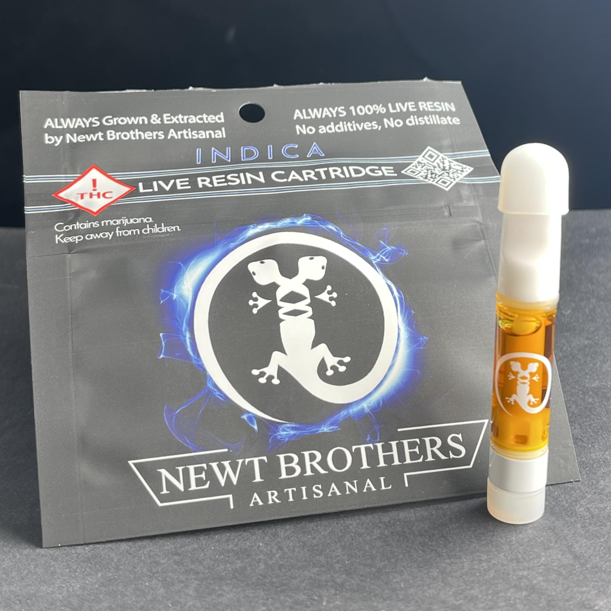 Photograph of product: Newt Bros - Jungle Lava (I) - 1000mg Live Resin Cartridge