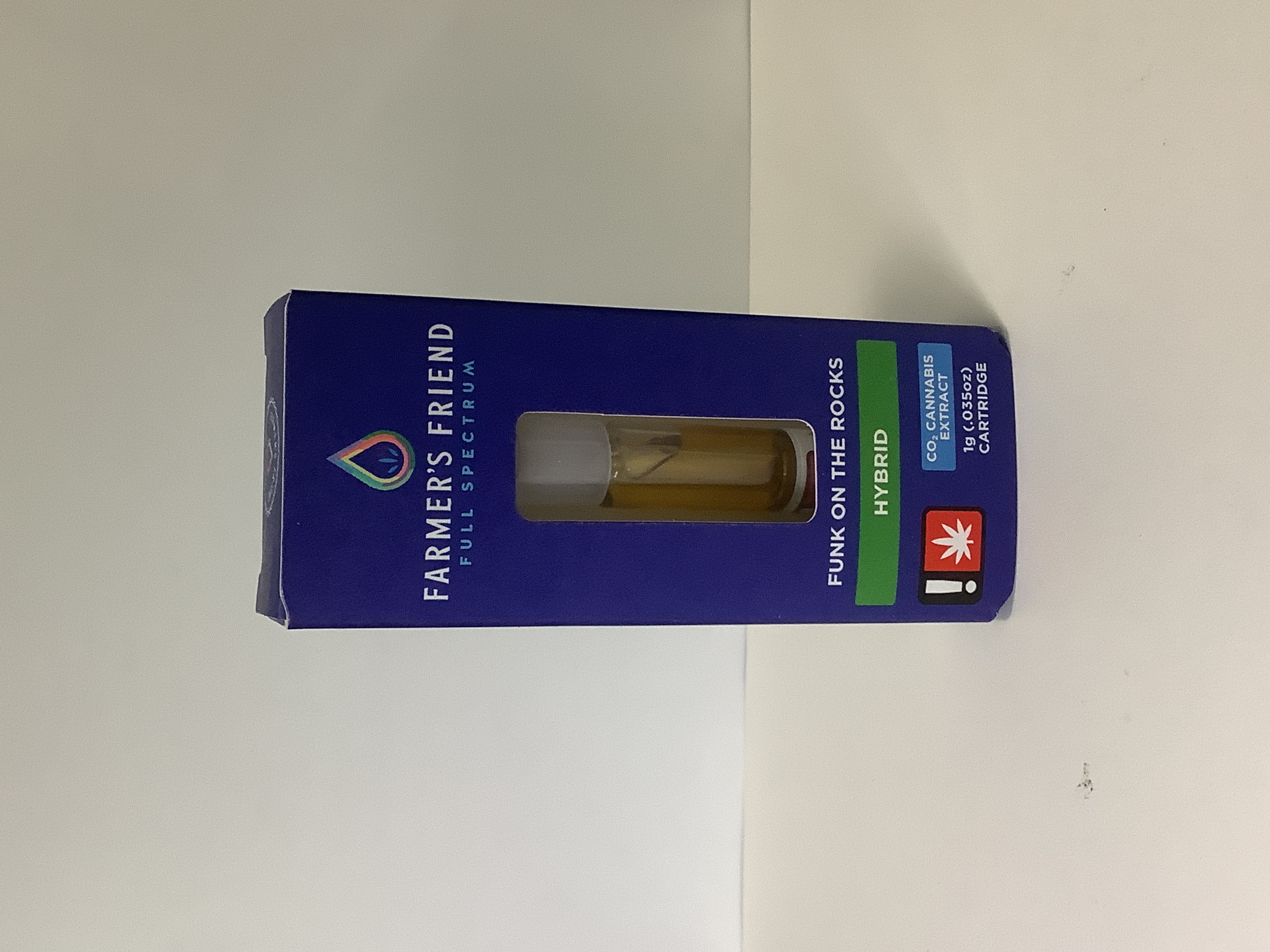 Photograph of product: Farmer's Friend Extracts | FUNK ON THE ROCKS CO2 Cartridge | 1g