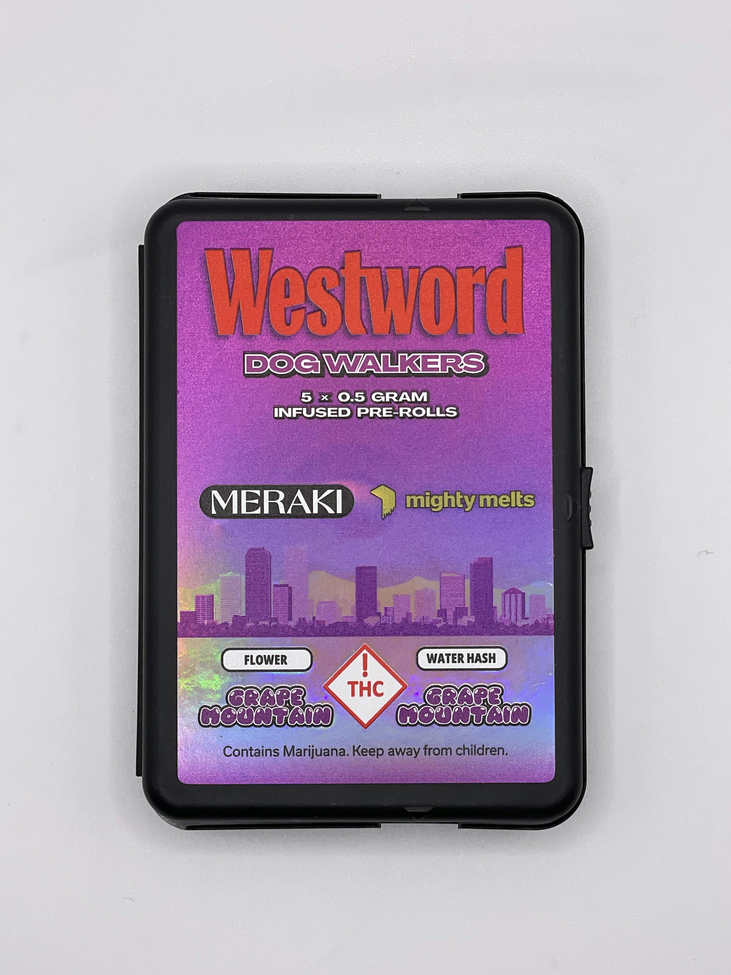 Photograph of product: Mighty Melts | Freeze Roll | Dogwalker Pack 5 - 0.5g | - Grape Mountain | H