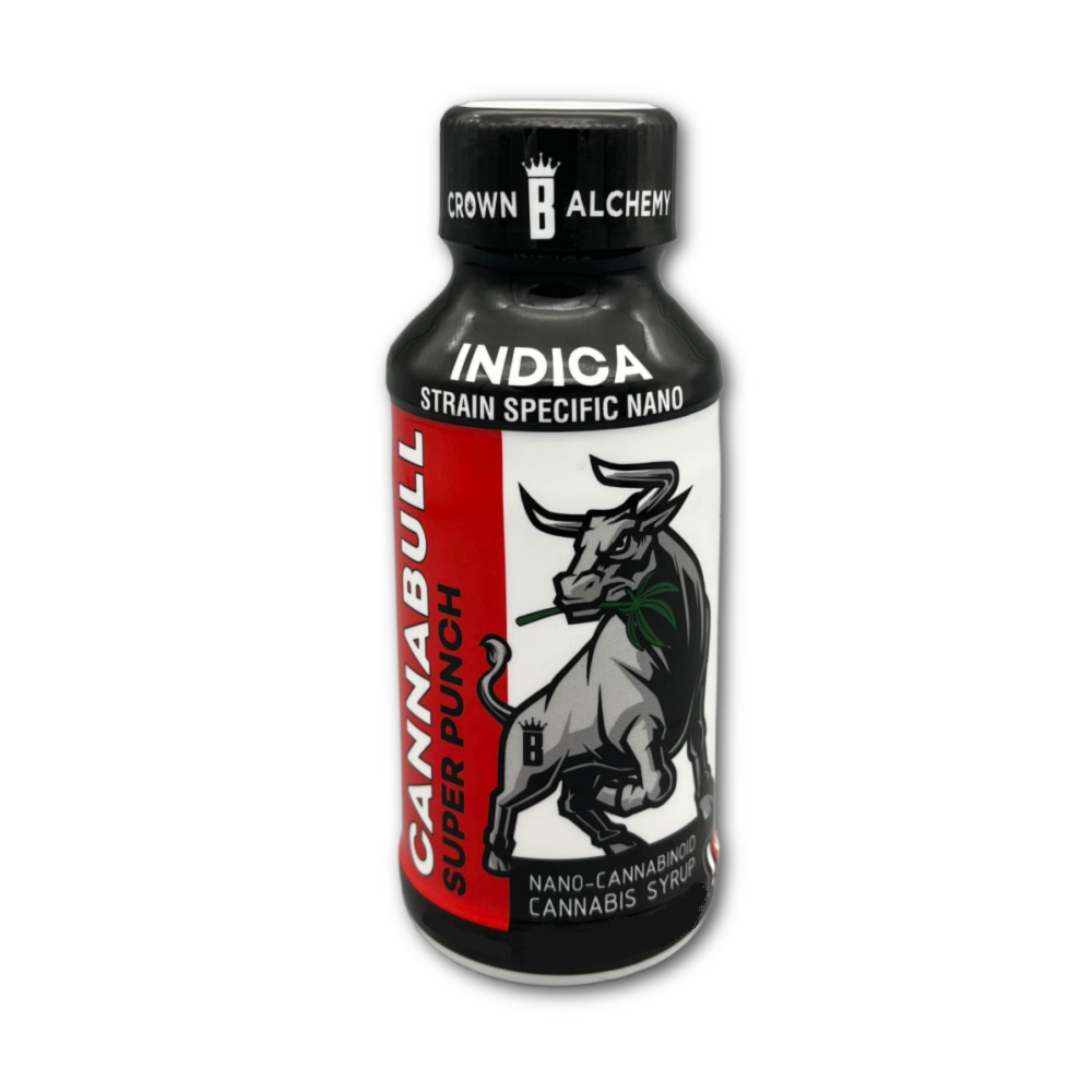 Photograph of product: Cannabull 500mg SUPER PUNCH Nano-Cannabinoid Syrup