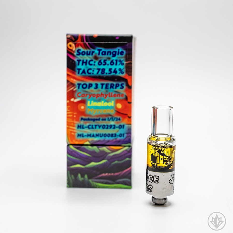 Photograph of product: Sour Tangie - Live Rosin Cartridge