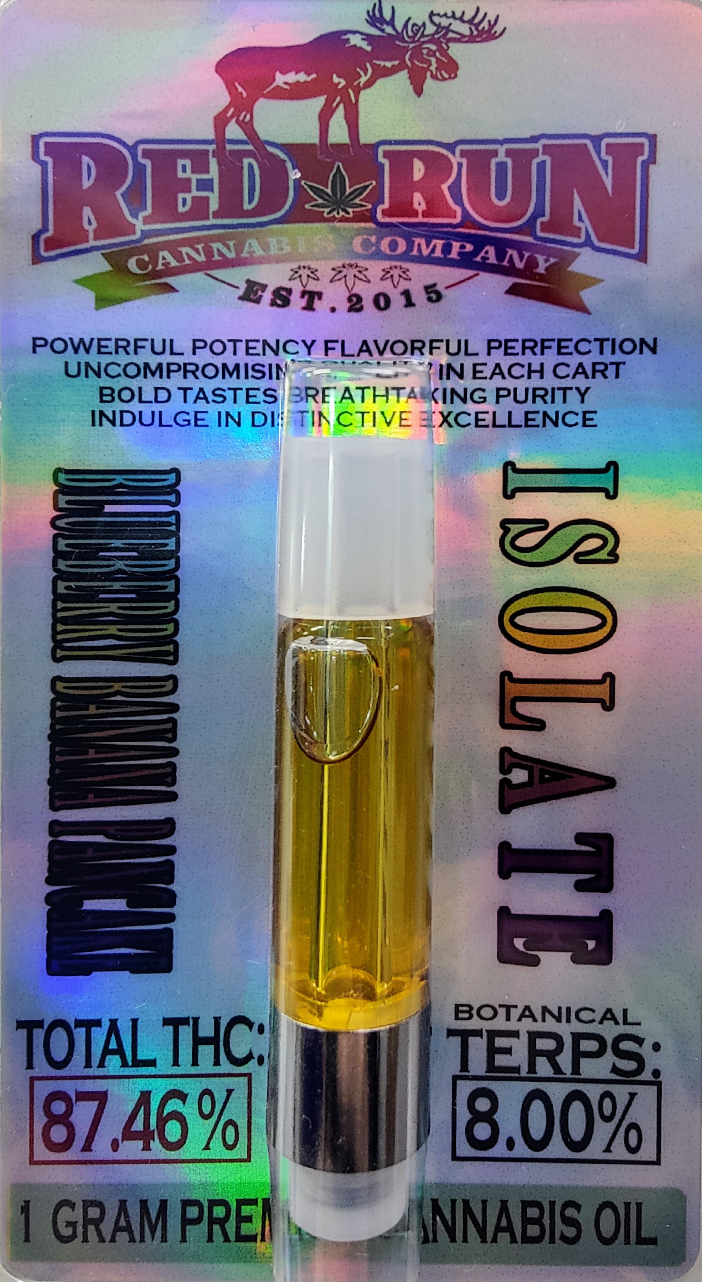 Photograph of product: Blueberry Banana Pancake Vape Cart