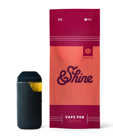 Photograph of product: &SHINE SUPER LEMON HAZE DISPOSABLE 2G