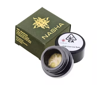 Photograph of product: Nasha Nectarine Jelly Hybrid Cold Cure Live Rosin