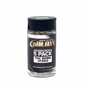 Photograph of product: Galaxy Rosin: Apple Zkittlez 5pk Prerolls