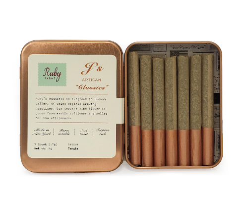 Photograph of product: Ruby Farms Classics | White Widow 7 Count .7g / 5g Per Pk | Hybrid
