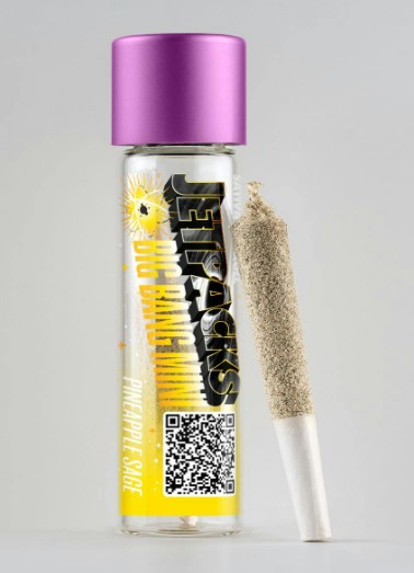 Photograph of product: Jetpacks | Bigger Bang | Pineapple Sage | Oui'd Pre-Roll