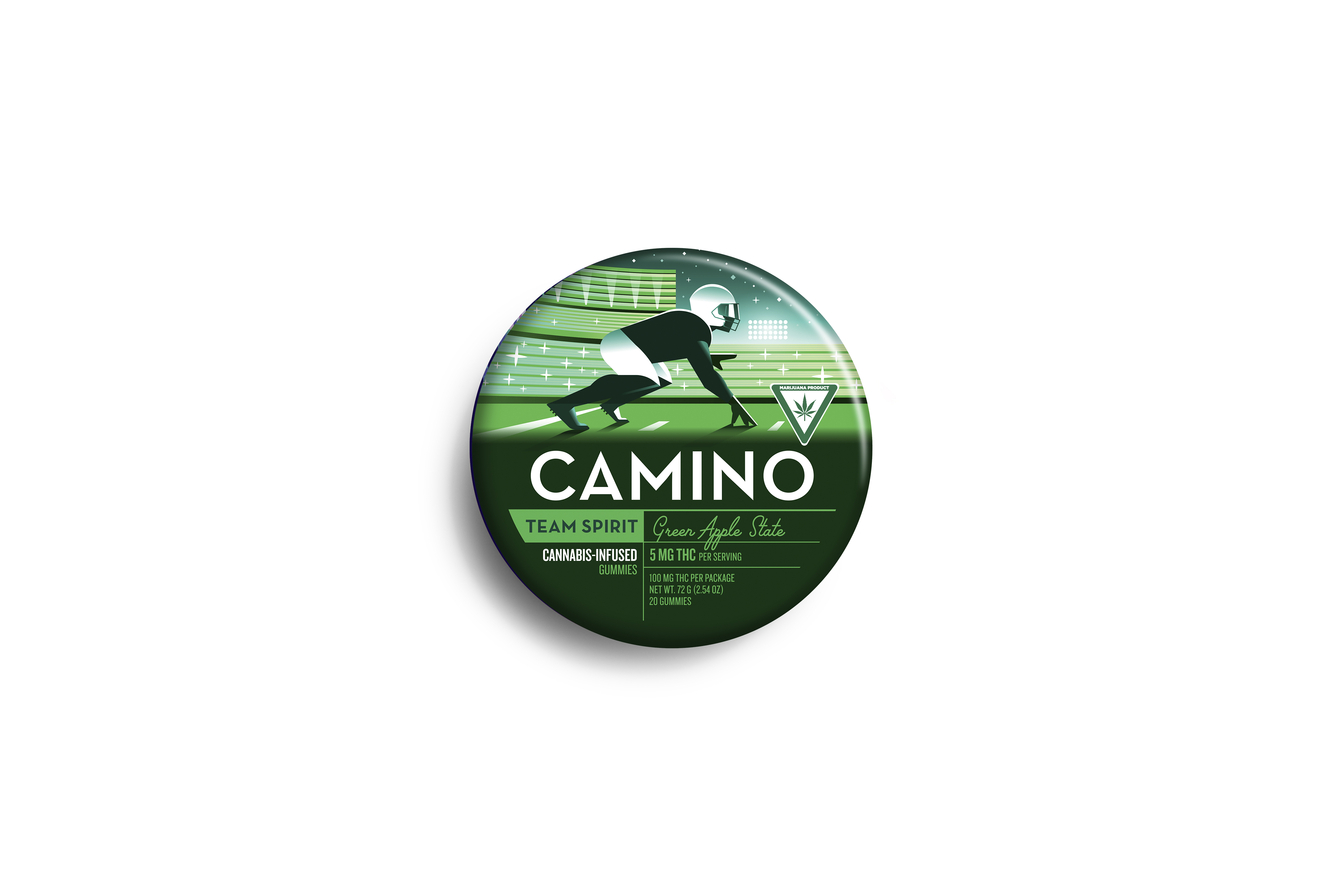 Photograph of product: Green Apple State Gummies | 200mg