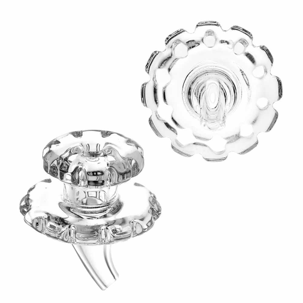Photograph of product: ACC | Glass Gear Carb Cap | 30mm | Clear
