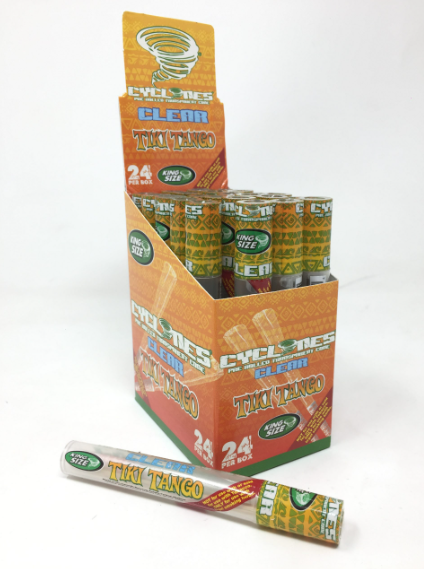 Photograph of product: Cyclones Clear Tiki Tango 2pk Cones