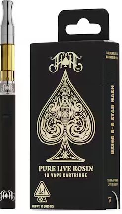 Photograph of product: Heavy Hitters Live Rosin Cart 1g Grapes & Cream