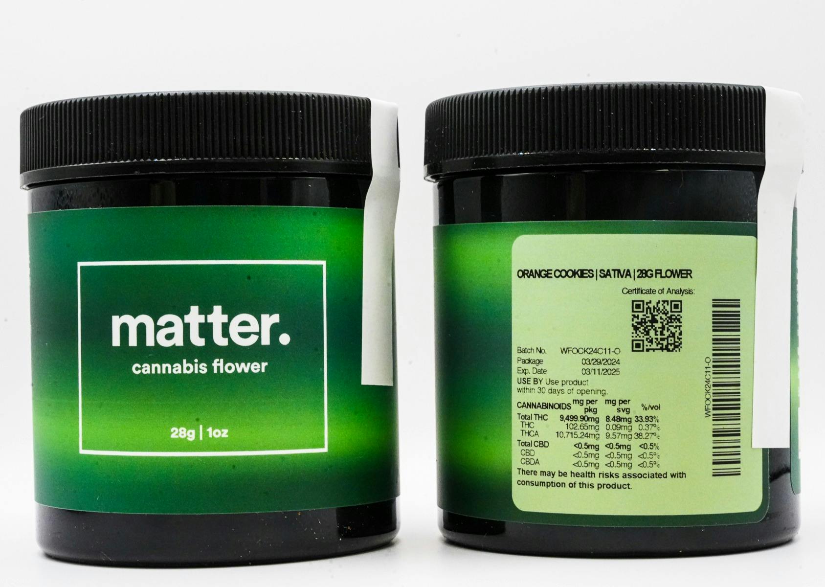Photograph of product: Orange Cookies Flower  3.5g